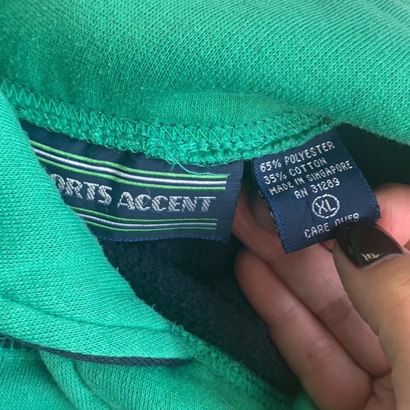 VTG Sports Accent collared sweatshirt - Picture 2 of 5